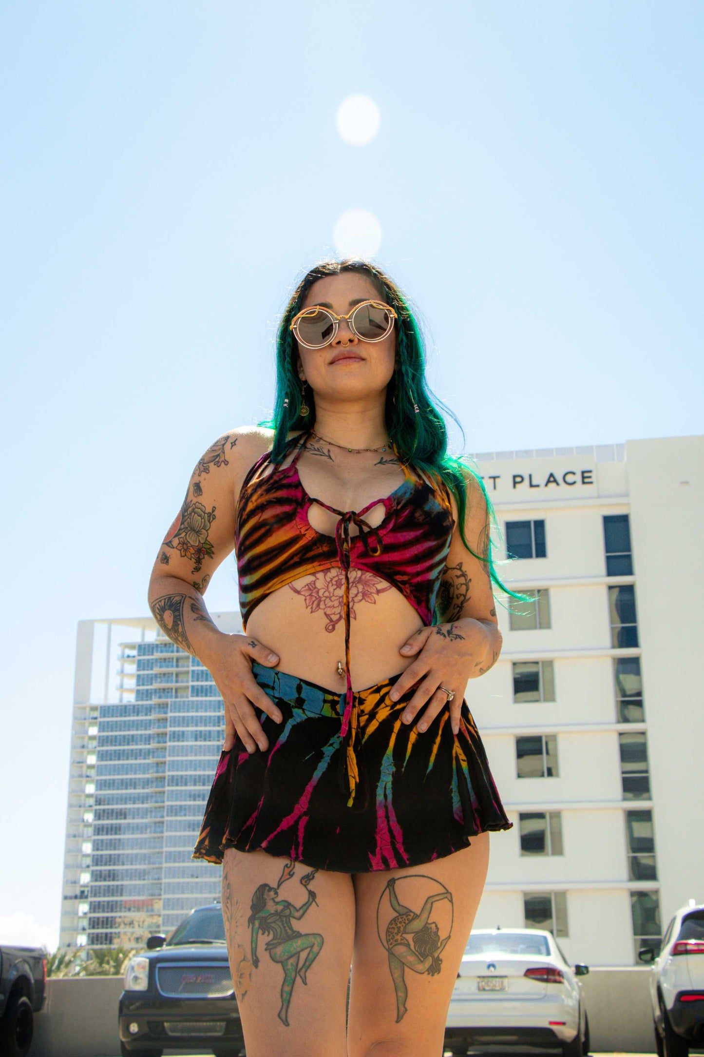 Tie-Dye Skort