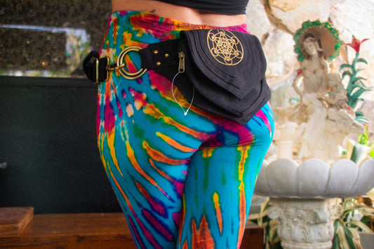 Metatrons Cube Hip Bag