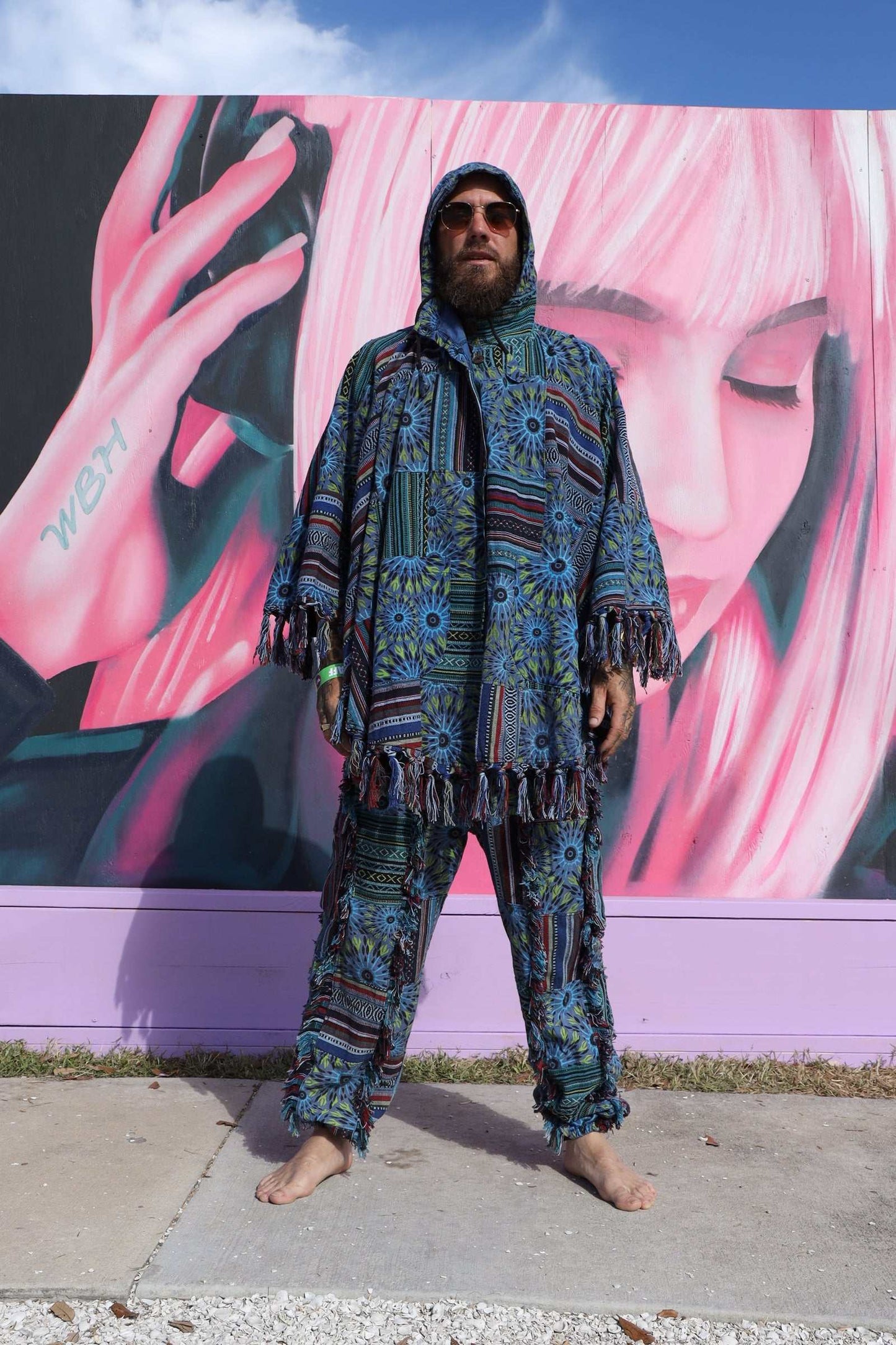 Himalaya Patchwork Poncho