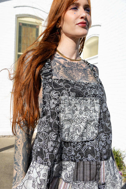 Mushroom Flora Pallazzo Overalls