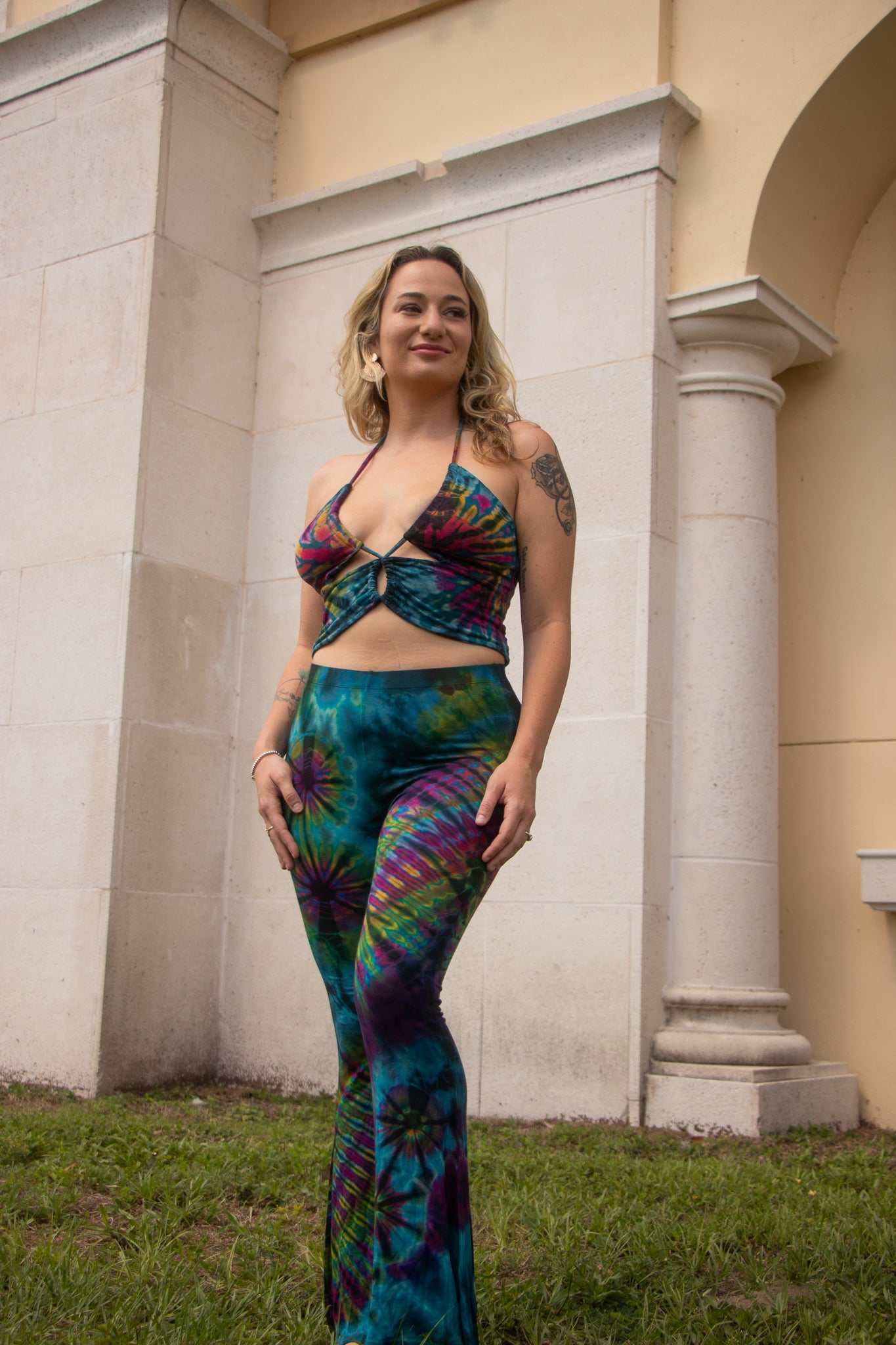 Discontinued bell bottoms & top set