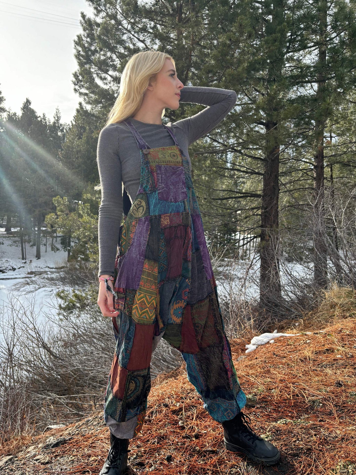 Patchwork Harem Overall