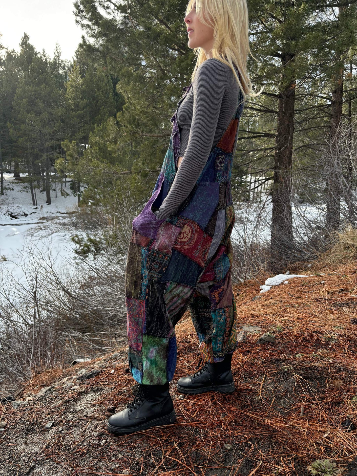 Patchwork Harem Overall