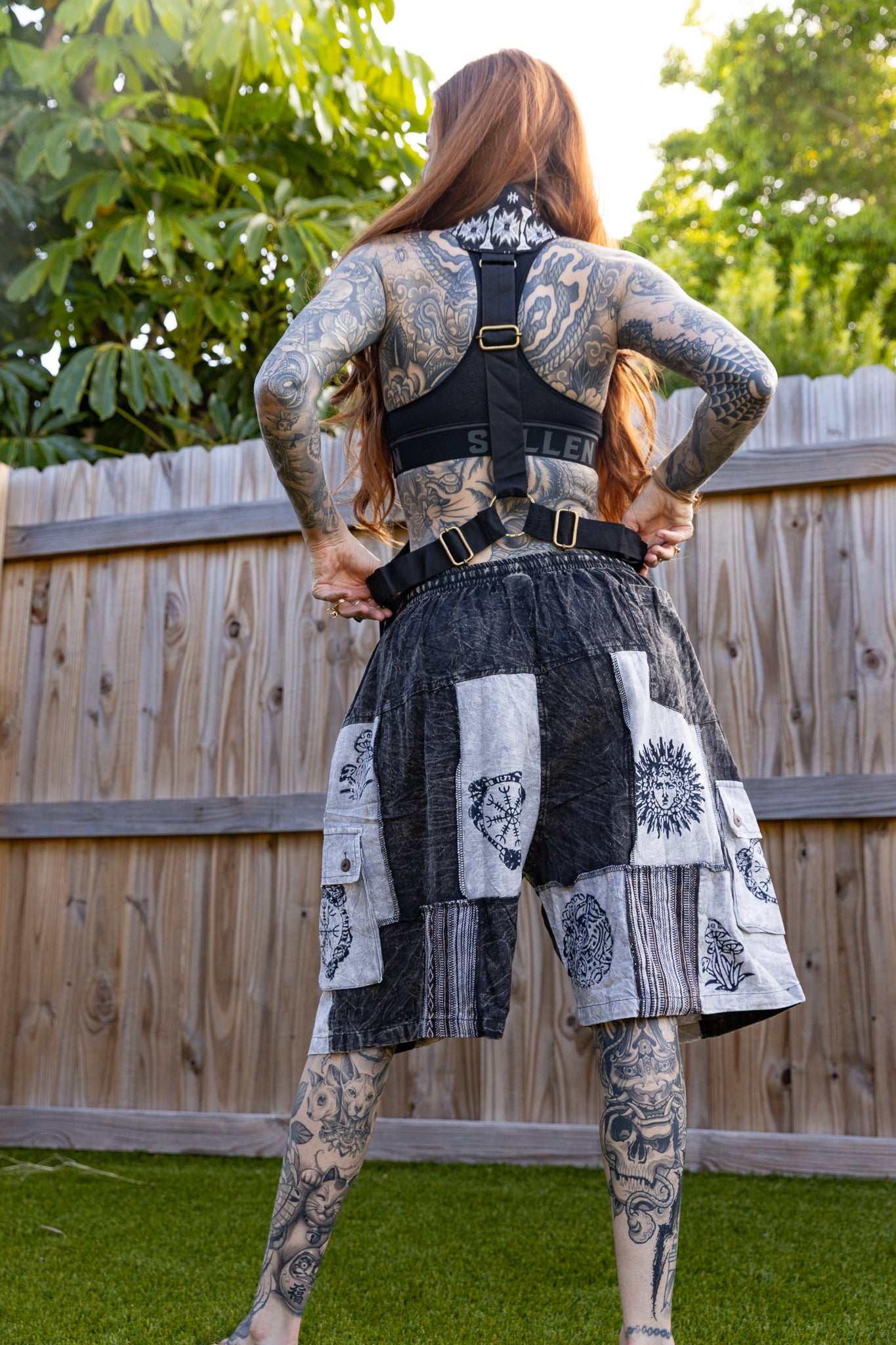 Ares Patchwork Shorts