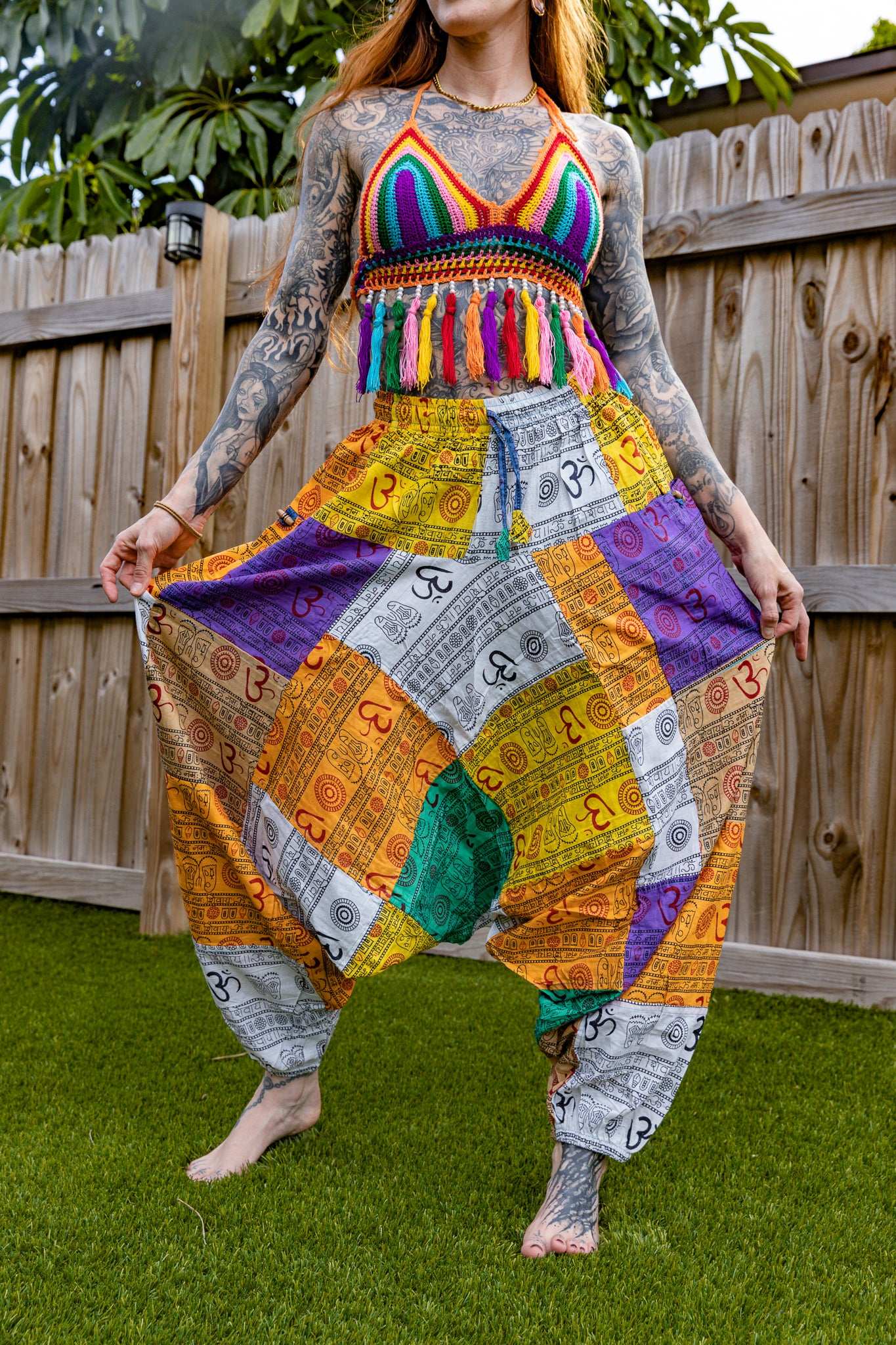 Om Parachute Pants