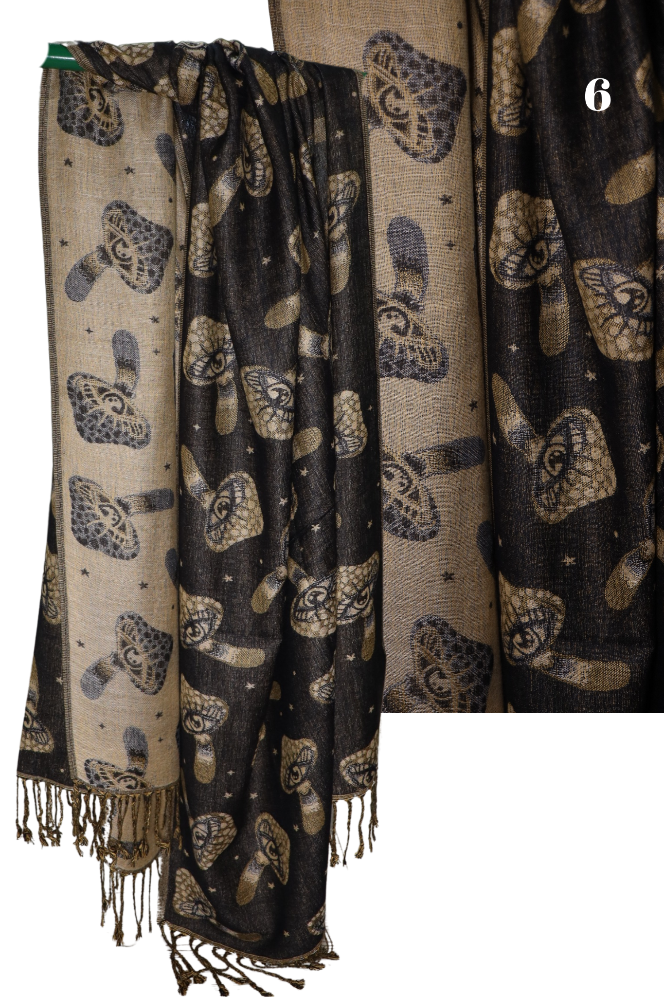 Trippy Mushroom Eye Pashmina