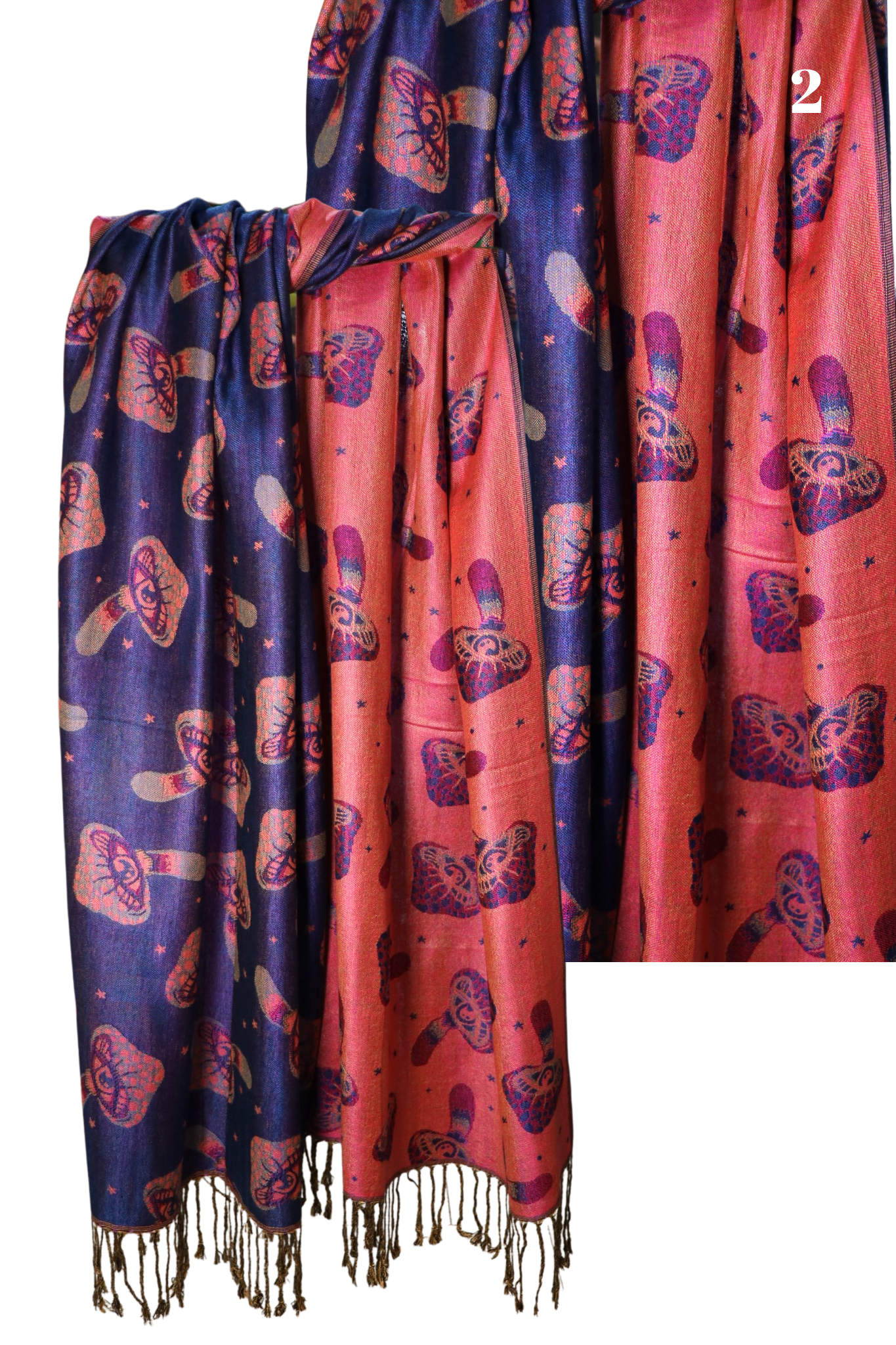 Trippy Mushroom Eye Pashmina