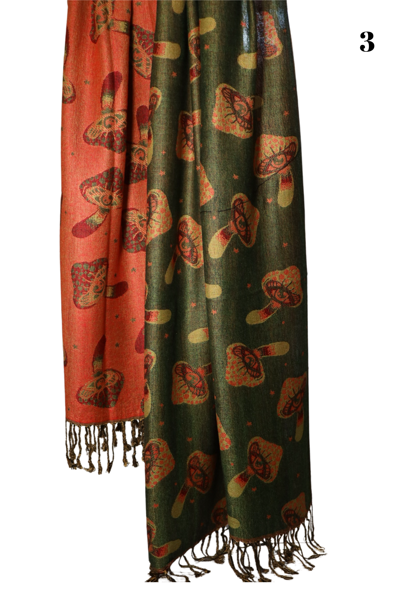 Trippy Mushroom Eye Pashmina