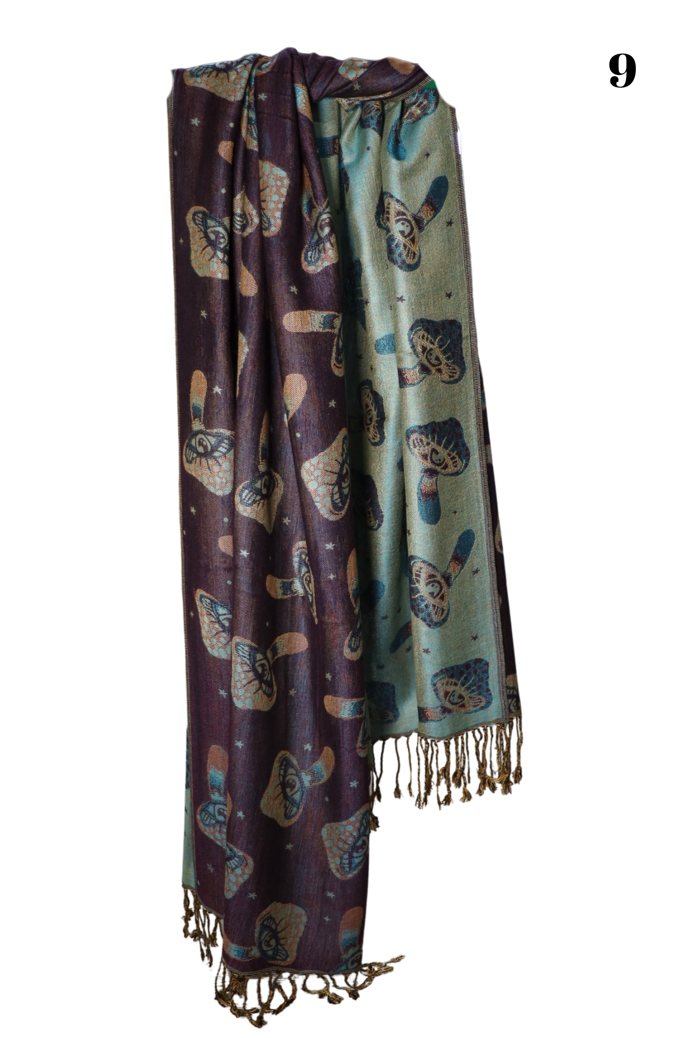 Trippy Mushroom Eye Pashmina