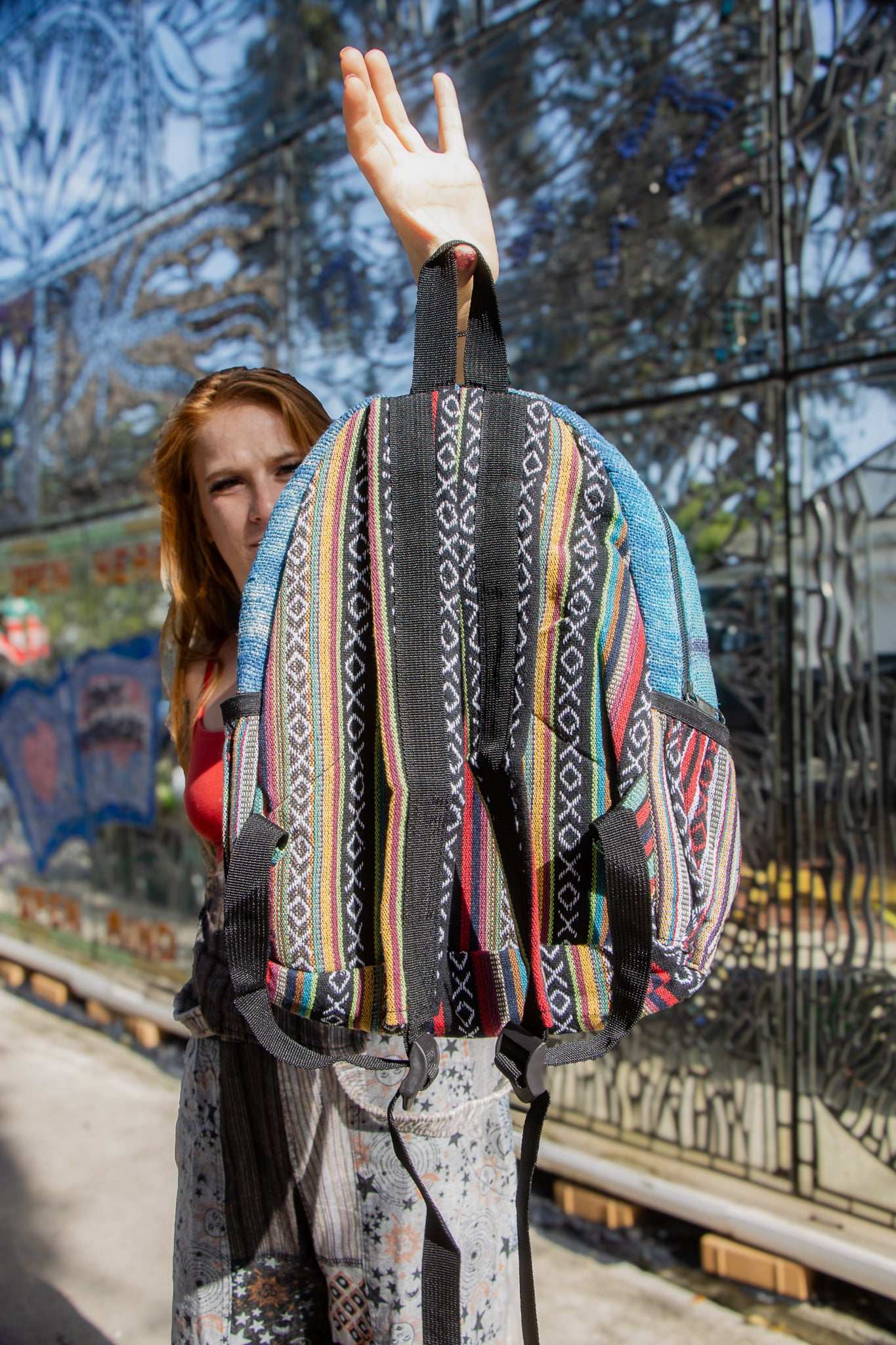Hemp Hamsa Backpack