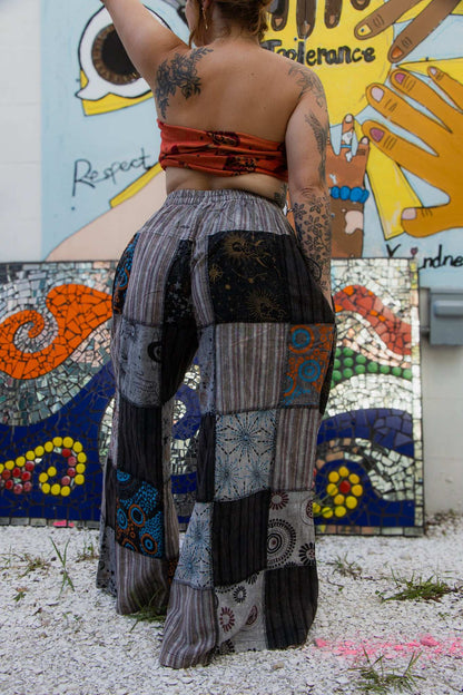 Astro Patchwork Palazzo Pants