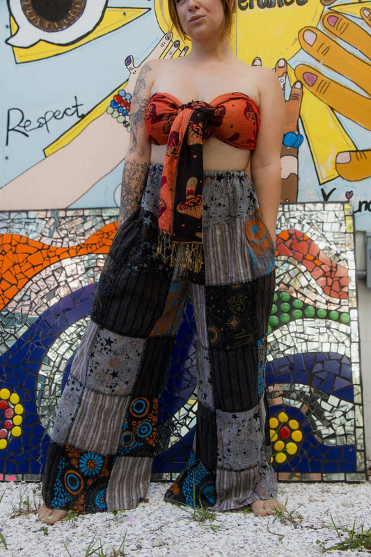 Astro Patchwork Palazzo Pants
