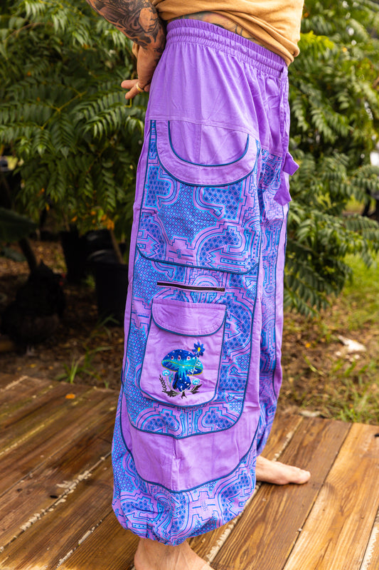 Aztec Mushroom Harem Pants