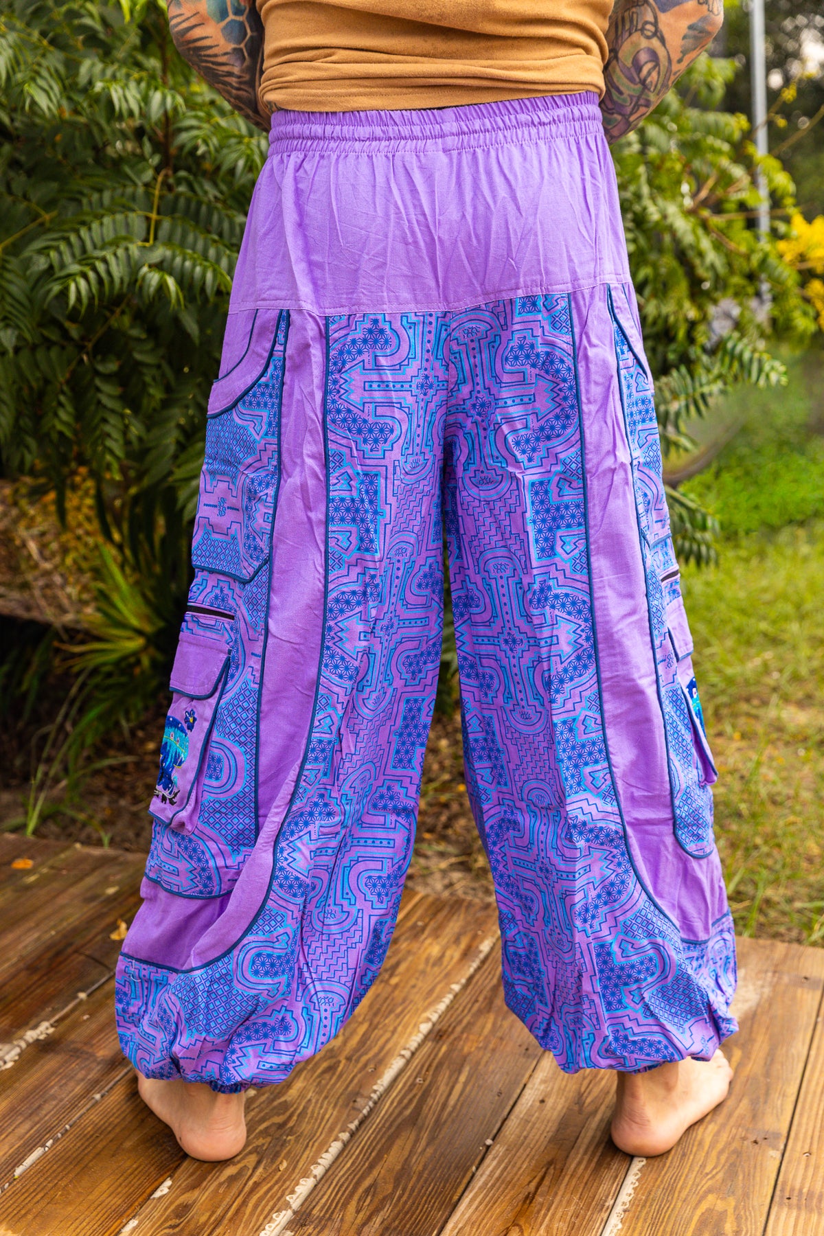 Aztec Mushroom Harem Pants