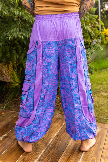 Aztec Mushroom Harem Pants