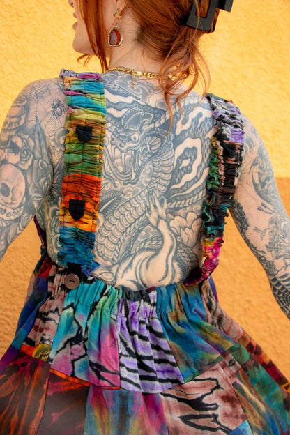 Tie Dye Splash Overalls