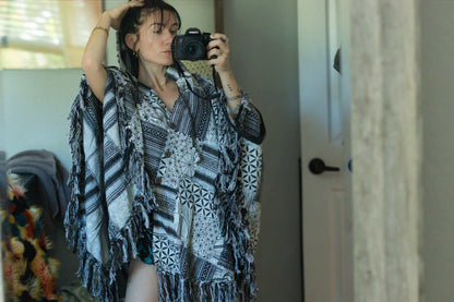 Himalaya Patchwork Poncho