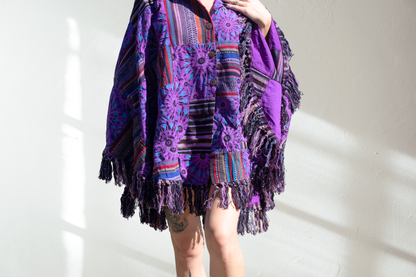 Himalaya Patchwork Poncho